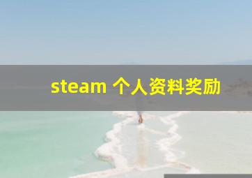 steam 个人资料奖励